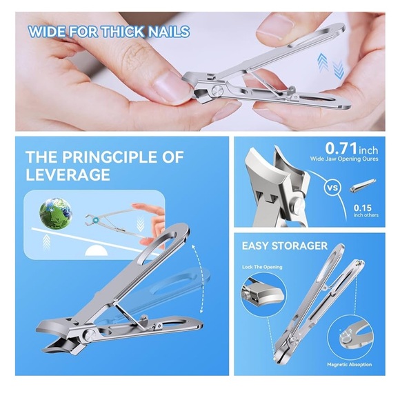 NIB Professional Toe Nail Clippers - Picture 5 of 6